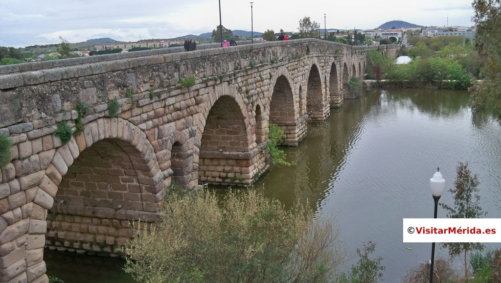puente romano de merida vista derecha